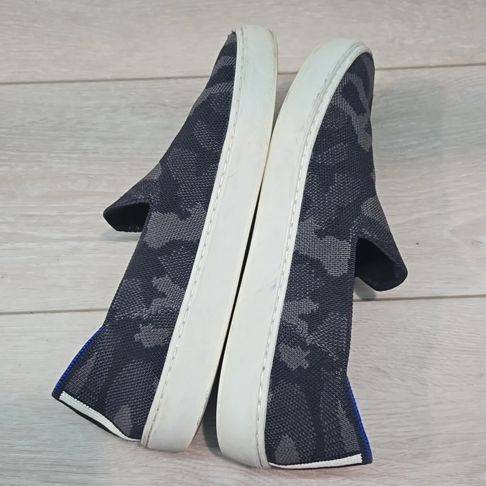 Rothy's Women Camouflage Slip-On Sneakers Loafers Shoes Sz 8.5